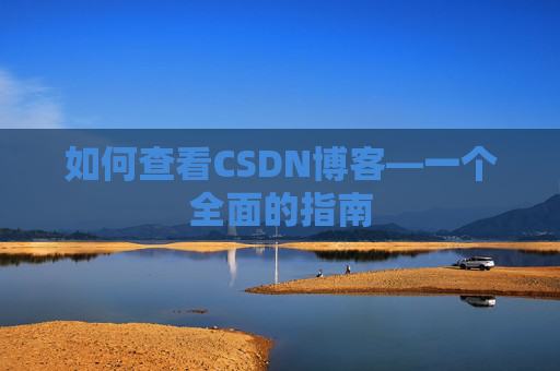 如何查看CSDN博客—一个全面的指南